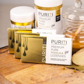 ✨ Pastilky z mānukového medu Puriti jsou plné minerálů, jako je vápník, železo, hořčík, draslík, zinek a aminokyseliny,...